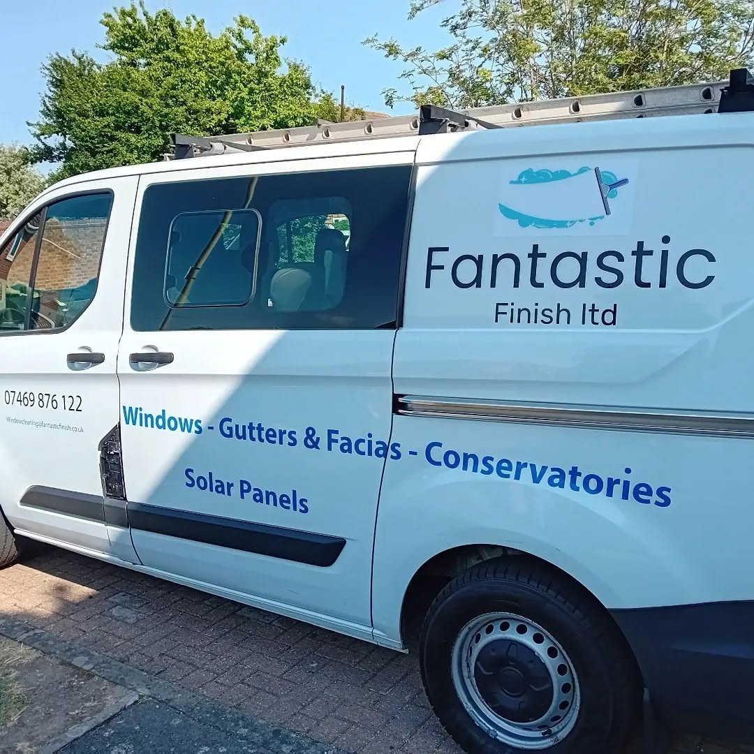 Fantastic Finish Ltd signwritten van — windows, gutters, fascias, conservatories & solar panels